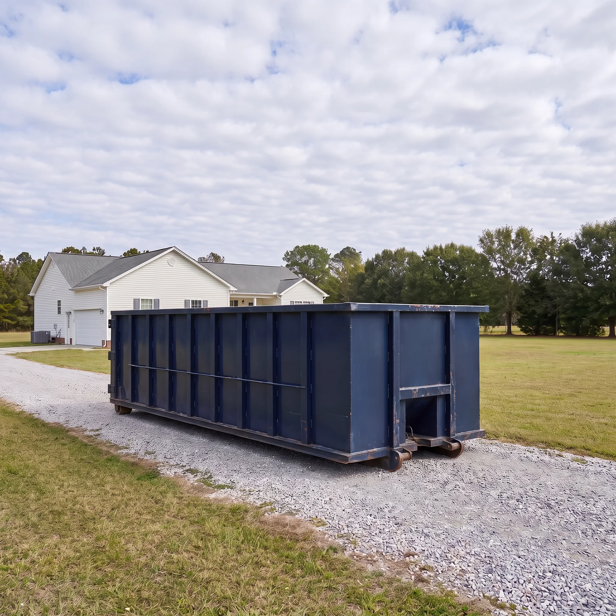 Dumpster on a Blue Springs, MO job site